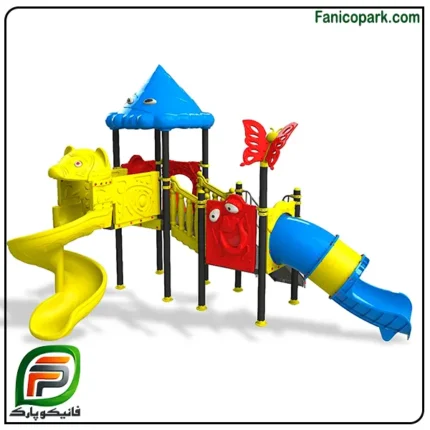 مجموعه بازی سرسره پارکی مدل 1208