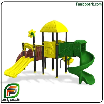 مجموعه بازی سرسره پارکی مدل 1210