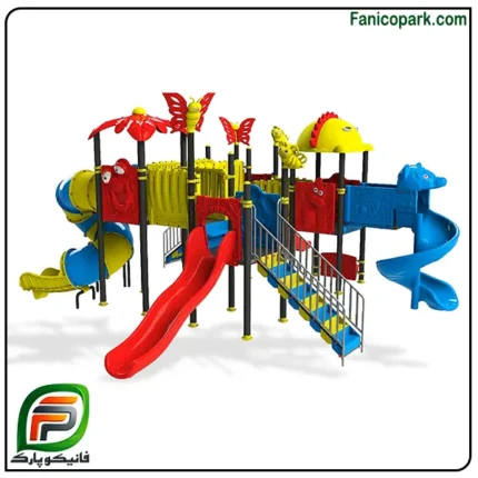 مجموعه بازی سرسره پارکی مدل 1406