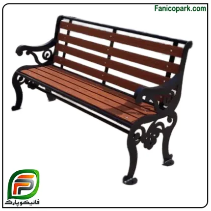 نیمکت پارکی CNC مدل N116