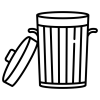 سطل زباله گالوانیزه